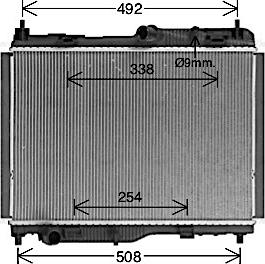 Ava Quality Cooling FD2681 - Радіатор, охолодження двигуна autocars.com.ua