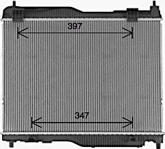 Ava Quality Cooling FD2683 - Радіатор, охолодження двигуна autocars.com.ua