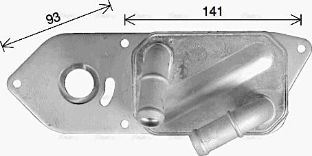 Ava Quality Cooling FD3666 - Масляный радиатор, двигательное масло avtokuzovplus.com.ua