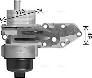 Ava Quality Cooling FD3669H - Масляний радіатор, рухове масло autocars.com.ua