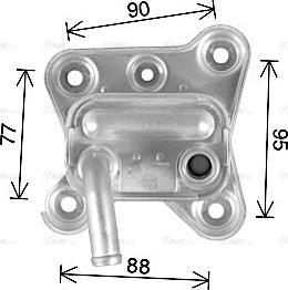 Ava Quality Cooling FD3680 - Масляний радіатор, рухове масло autocars.com.ua