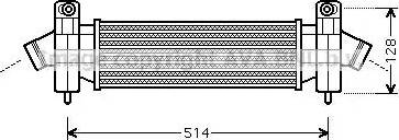 Ava Quality Cooling FD 4341 - Интеркулер autocars.com.ua