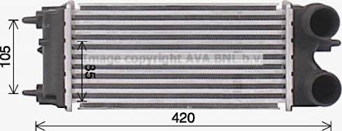 Ava Quality Cooling FD4657 - Интеркулер autocars.com.ua