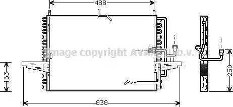 Ava Quality Cooling FD 5177 - Конденсатор, кондиціонер autocars.com.ua