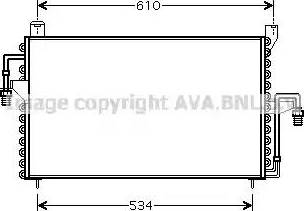 Ava Quality Cooling FD 5186 - Конденсатор, кондиціонер autocars.com.ua