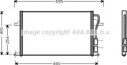 Ava Quality Cooling FD5287 - Конденсатор кондиционера autodnr.net