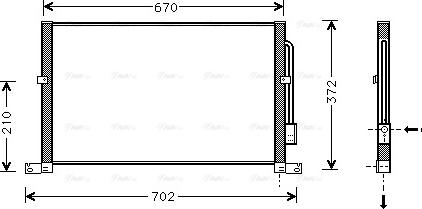 Ava Quality Cooling FD 5302 - Конденсатор, кондиціонер autocars.com.ua