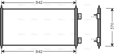 Ava Quality Cooling FD 5303 - Конденсатор кондиционера avtokuzovplus.com.ua