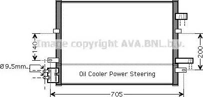 Ava Quality Cooling FD 5377 - Конденсатор, кондиціонер autocars.com.ua