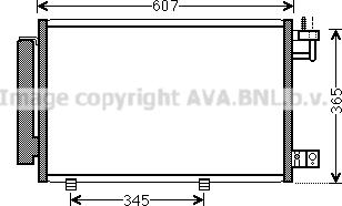 Ava Quality Cooling FD5439D - Конденсатор, кондиціонер autocars.com.ua