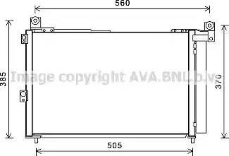 Ava Quality Cooling FD5486 - Конденсатор, кондиціонер autocars.com.ua