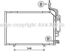 Ava Quality Cooling FD5597D - Конденсатор кондиционера avtokuzovplus.com.ua