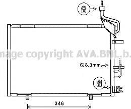 Ava Quality Cooling FD5597 - Конденсатор кондиционера avtokuzovplus.com.ua