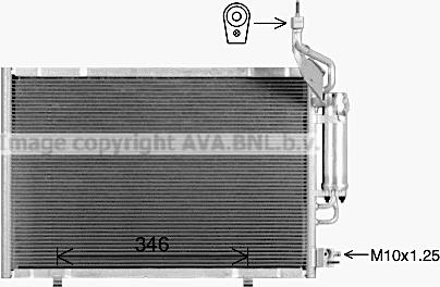 Ava Quality Cooling FD5696D - Конденсатор кондиционера avtokuzovplus.com.ua