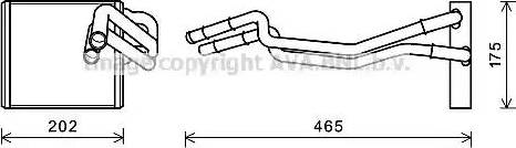 Ava Quality Cooling FD6463 - Теплообмінник, опалення салону autocars.com.ua