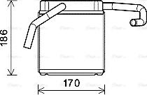 Ava Quality Cooling FD6607 - Теплообмінник, опалення салону autocars.com.ua