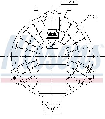 Ava Quality Cooling FD8725 - Вентилятор салону autocars.com.ua