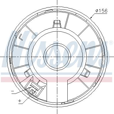 Ava Quality Cooling FD8726 - Вентилятор салона avtokuzovplus.com.ua