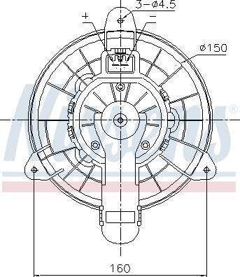 Ava Quality Cooling FD8727 - Вентилятор салону autocars.com.ua