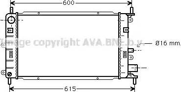 Ava Quality Cooling FDA2150 - Радіатор, охолодження двигуна autocars.com.ua