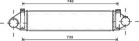 Ava Quality Cooling FDA4494 - Интеркулер autocars.com.ua