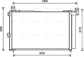 Ava Quality Cooling FDA5486D - Конденсатор, кондиціонер autocars.com.ua