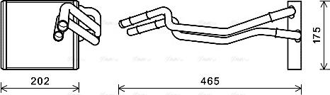 Ava Quality Cooling FDA6463 - Теплообмінник, опалення салону autocars.com.ua