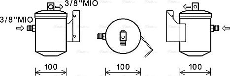 Ava Quality Cooling FDD454 - Осушувач, кондиціонер autocars.com.ua