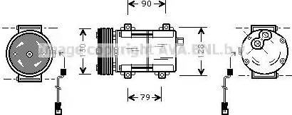 Ava Quality Cooling FD K160 - Компрессор кондиционера avtokuzovplus.com.ua