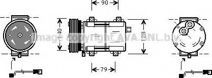 Ava Quality Cooling FDK278 - Компрессор кондиционера avtokuzovplus.com.ua