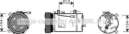 Ava Quality Cooling FDK294 - Компрессор кондиционера autodnr.net