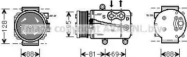 Ava Quality Cooling FD K339 - Компрессор кондиционера avtokuzovplus.com.ua