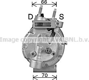 Ava Quality Cooling FDK674 - Компресор, кондиціонер autocars.com.ua