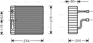 Ava Quality Cooling FD V089 - Випарник, кондиціонер autocars.com.ua