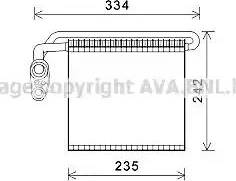 Ava Quality Cooling FDV461 - Испаритель, кондиционер avtokuzovplus.com.ua