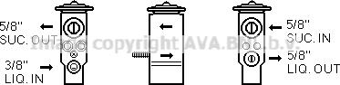 Ava Quality Cooling FE1005 - Расширительный клапан, кондиционер autodnr.net