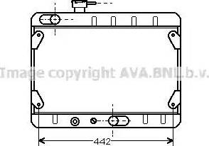 AVA FT 2022 - Радіатор, охолодження двигуна autocars.com.ua