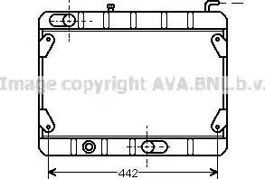 Ava Quality Cooling FT 2027 - Радіатор, охолодження двигуна autocars.com.ua