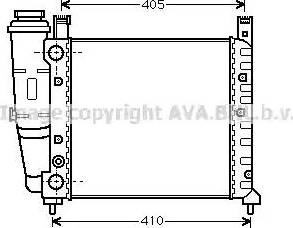 Ava Quality Cooling FTA2076 - Радиатор, охлаждение двигателя avtokuzovplus.com.ua