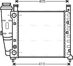 Ava Quality Cooling FT 2076 - Радиатор, охлаждение двигателя avtokuzovplus.com.ua