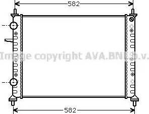 Ava Quality Cooling FT2158 - Радіатор, охолодження двигуна autocars.com.ua