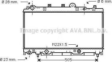 Ava Quality Cooling FT 2181 - Радіатор, охолодження двигуна autocars.com.ua