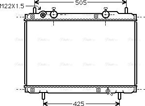 Ava Quality Cooling FT 2184 - Радиатор, охлаждение двигателя autodnr.net