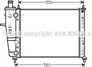 Ava Quality Cooling FT 2230 - Радиатор, охлаждение двигателя avtokuzovplus.com.ua