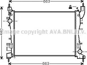 Ava Quality Cooling FT 2358 - Радіатор, охолодження двигуна autocars.com.ua