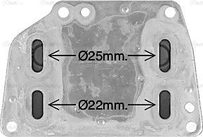 Ava Quality Cooling FT3484 - Масляний радіатор, рухове масло autocars.com.ua