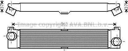 Ava Quality Cooling FT 4353 - Интеркулер autocars.com.ua