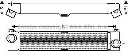 Ava Quality Cooling FT 4360 - Интеркулер autocars.com.ua