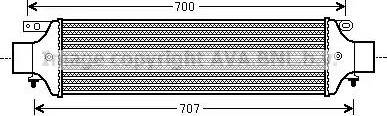 Ava Quality Cooling FT 4364 - Интеркулер autocars.com.ua