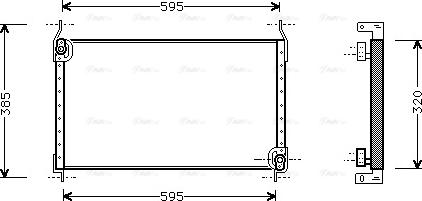 Ava Quality Cooling FT 5173 - Конденсатор, кондиціонер autocars.com.ua